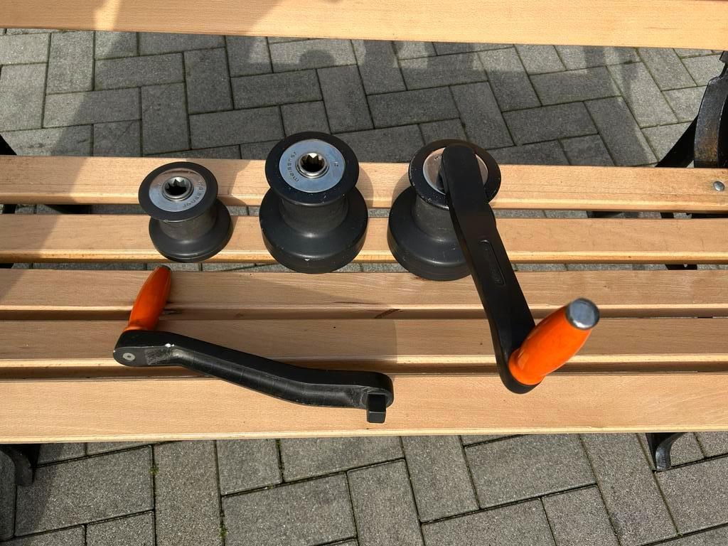 Meissner lieren 8 en 21 two speed, Ophalen of Verzenden, Gebruikt, Dekbeslag, Zeilboot