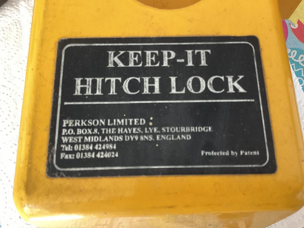 Aanhanger slot, Ophalen, Gebruikt