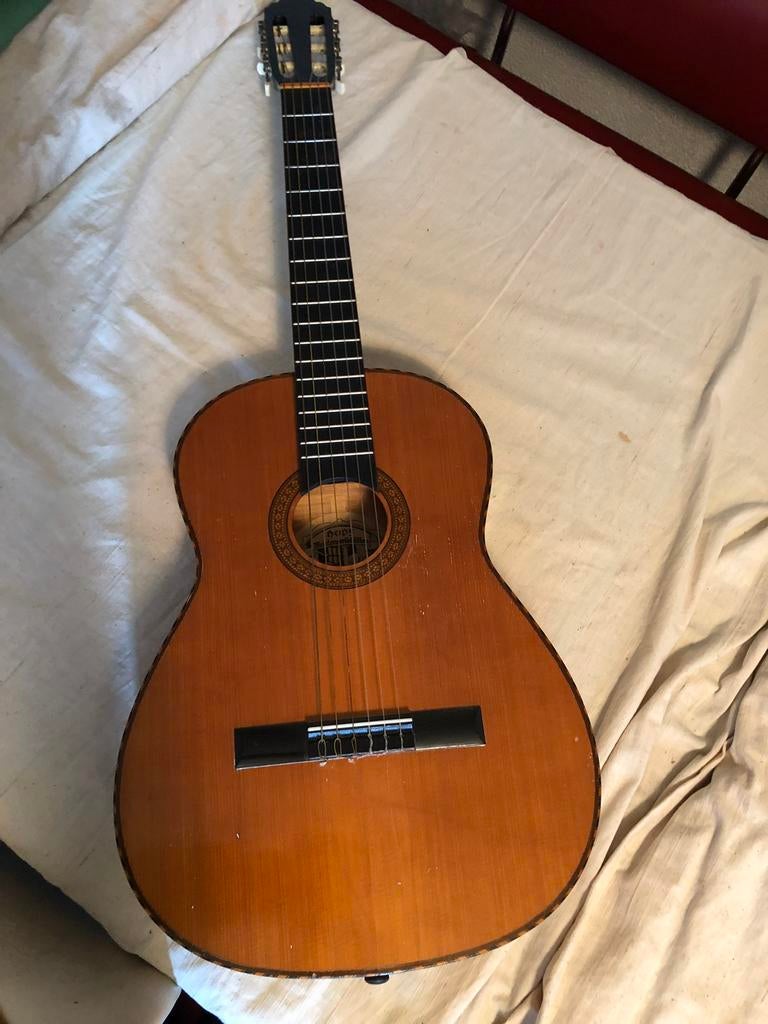 Gitaar, Hopf,Meisterwerkstätten,1972, Muziek en Instrumenten, Ophalen of Verzenden, Gebruikt, Klassieke of Spaanse gitaar