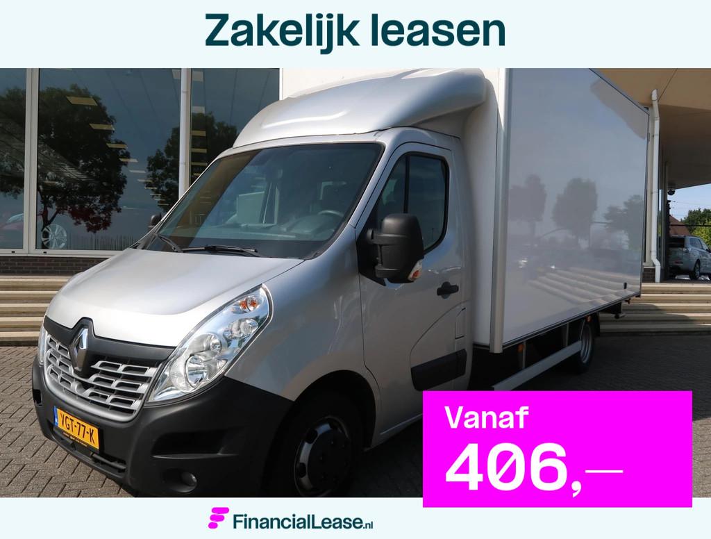 Renault Master T35 2.3 dCi 165 PK L4 BAKWAGEN MEUBELBAK DUBB, Gebruikt, Euro 6, 4 cilinders, Renault