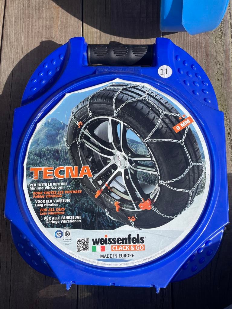 Weissenfels Tecna sneeuwkettingen - 9 mm - Voor diverse auto, Ophalen, Zo goed als nieuw