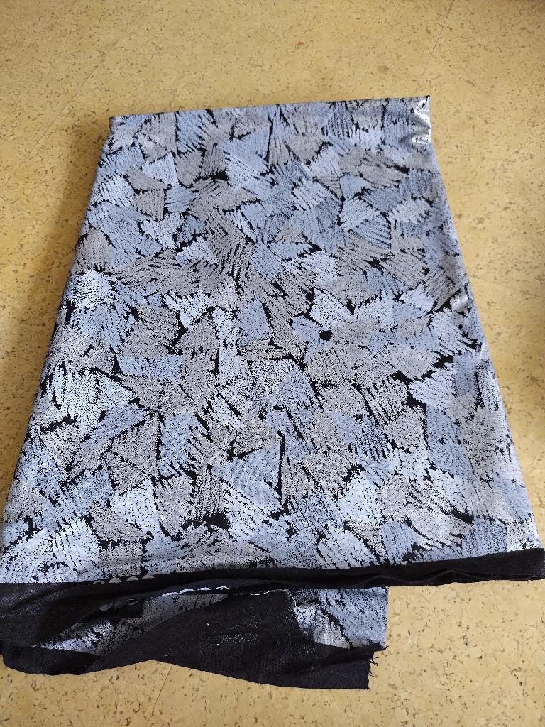 mooie coupon, nieuw, Hobby en Vrije tijd, Stoffen en Lappen, 120 cm of meer, Zwart, Nieuw, Ophalen of Verzenden