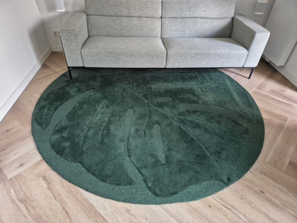 Vloerkleed 100% wol (250cm), Ophalen, Rond, 200 cm of meer, Zo goed als nieuw