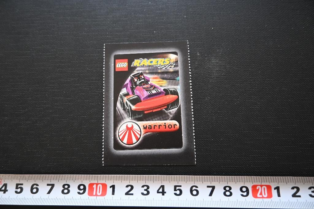 sticker 537 LEGO racers WARRIOR, Verzamelen, Ophalen, Zo goed als nieuw