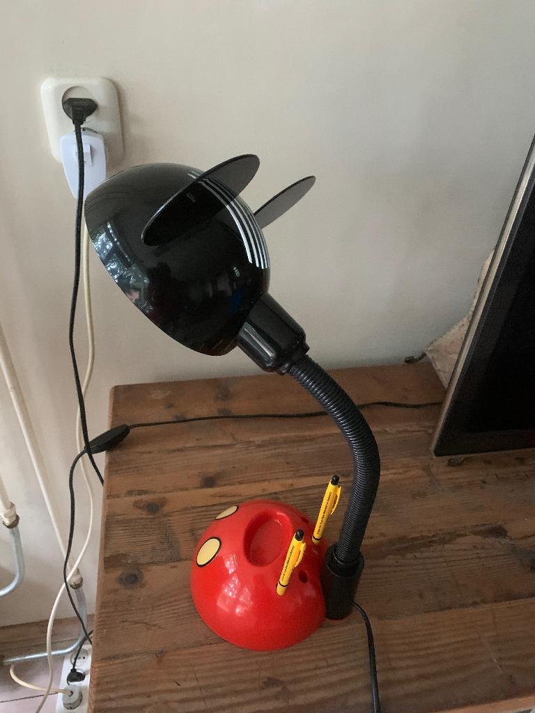 Micky Mouse lamp vintage, Verzamelen, Disney, Ophalen of Verzenden, Mickey Mouse, Gebruikt