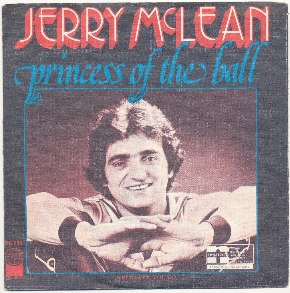 Jerry McLean - Princess of the ball / Wherever you go, Gebruikt, 7 inch, Single, Ophalen of Verzenden
