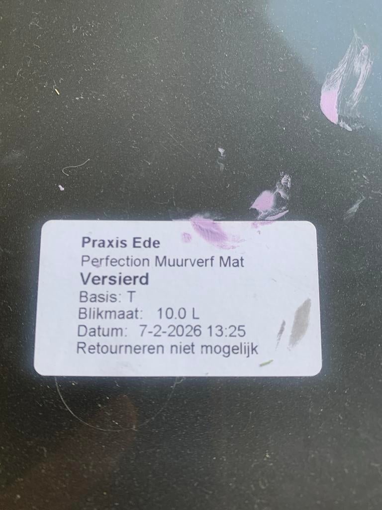 Lila muurverf dekkend 10 liter, 5 tot 10 liter, Paars, Nieuw, Ophalen of Verzenden