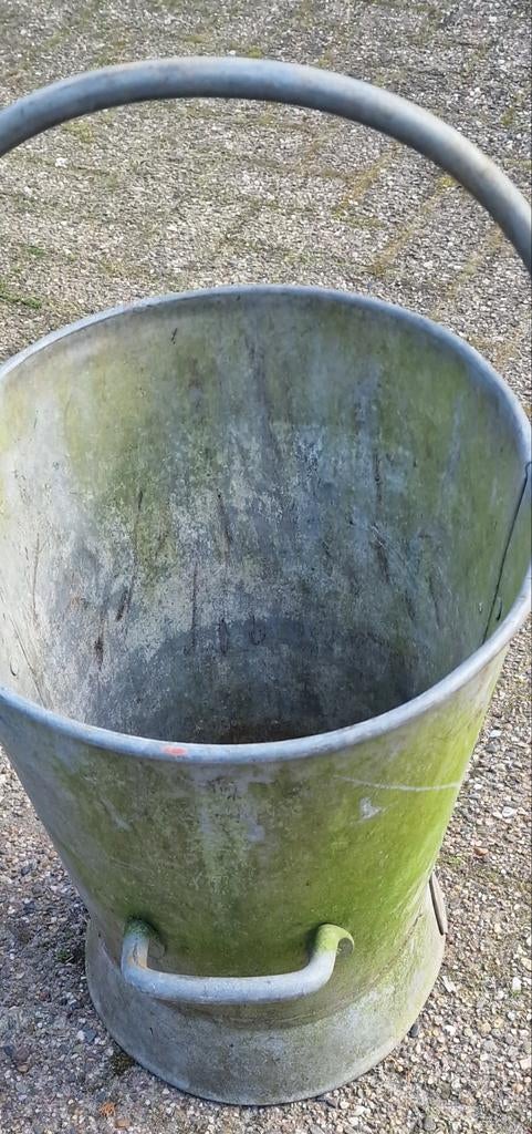 Aparte ketel emmer zwaar met hengsel, Ophalen of Verzenden, Rond, Minder dan 30 cm