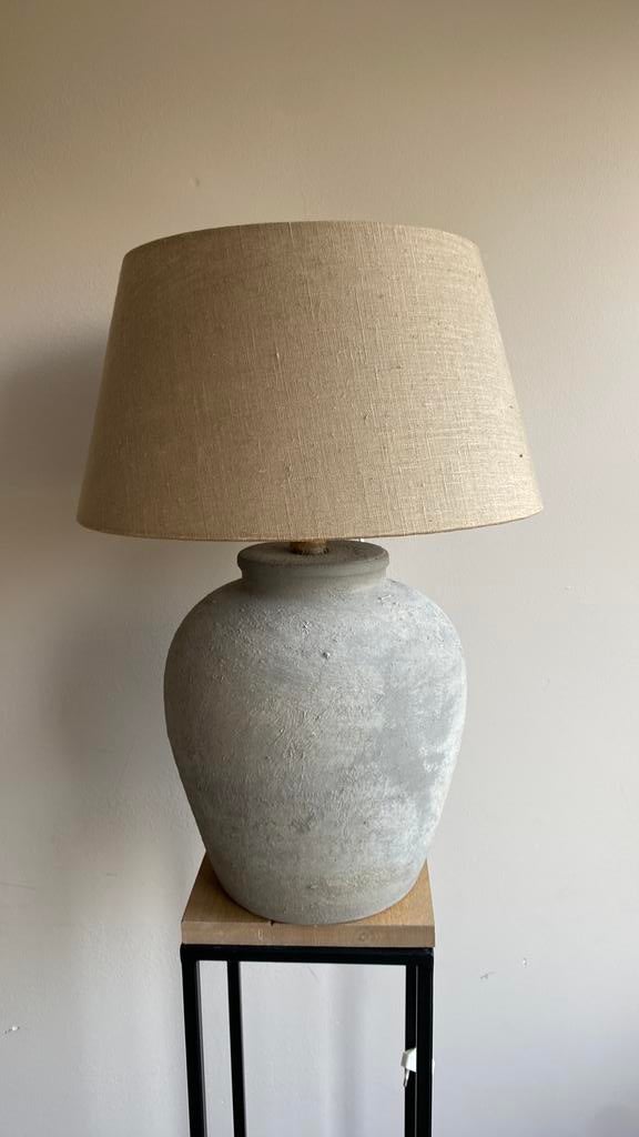 Stoere lamp met kap, Ophalen, Zo goed als nieuw, Rond, 50 cm of meer