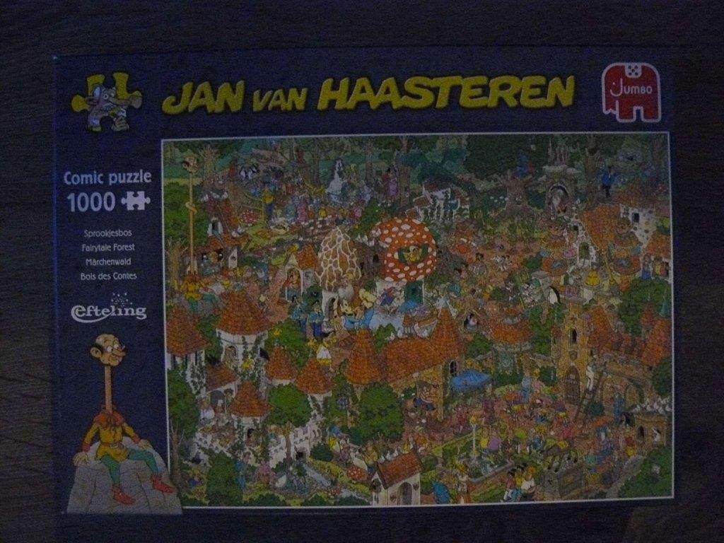 Jan van Haasteren puzzel Sprookjesbos De Efteling., Ophalen of Verzenden, 500 t/m 1500 stukjes, Zo goed als nieuw, Legpuzzel