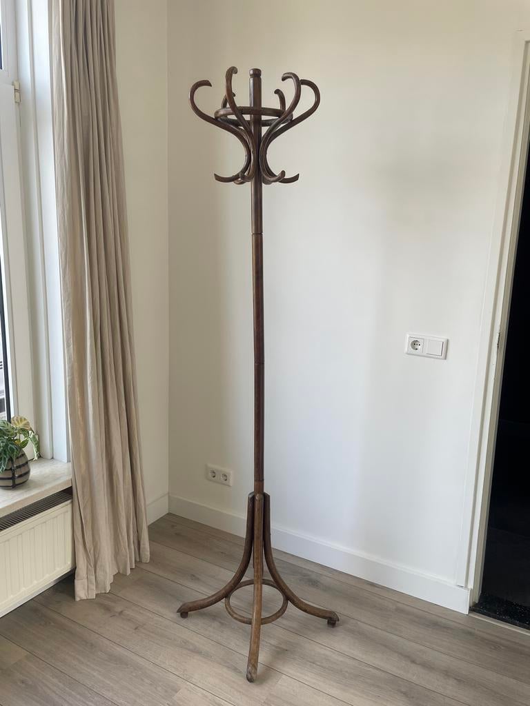 Vintage thonet houten staande kapstok, Huis en Inrichting, Woonaccessoires | Kapstokken, Ophalen, Gebruikt, Staande kapstok, 150 tot 200 cm