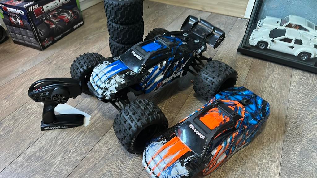 Traxxas e.revo 2.0, Hobby en Vrije tijd, Modelbouw | Radiografisch | Auto's, Zo goed als nieuw, Onderdeel, Ophalen of Verzenden