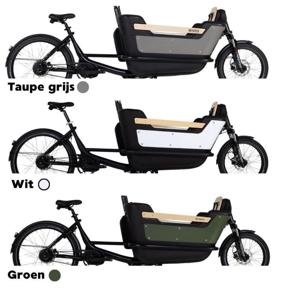 Royal cargo bakfiets zowel 2 als 3 wiel leverbaar, Overige merken, 4 kinderen of meer, Huif, Nieuw