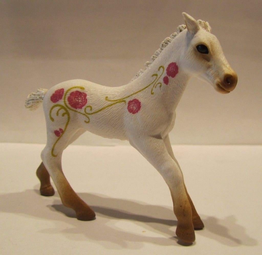 Schleich 82877 bloemenveulen Linea, Ophalen of Verzenden, Zo goed als nieuw, Paard, Beeldje of Figuurtje