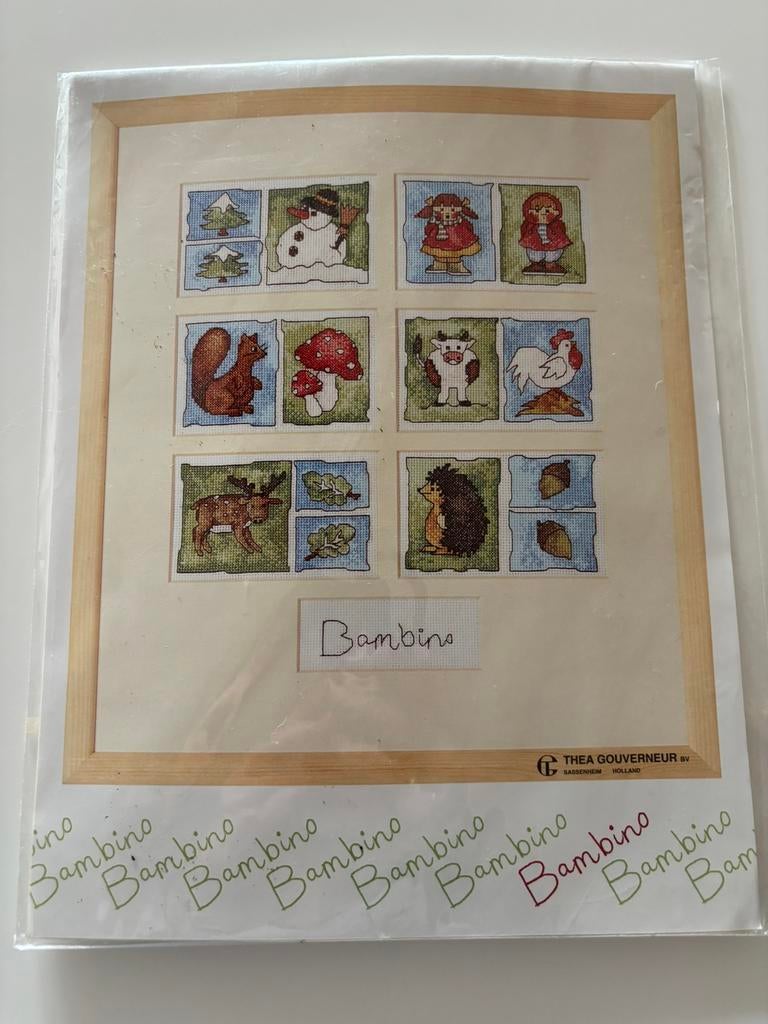 Zweigart The Gouverneur borduurpakket Bambino, Ophalen of Verzenden, Nieuw, Handborduren, Borduurpakket