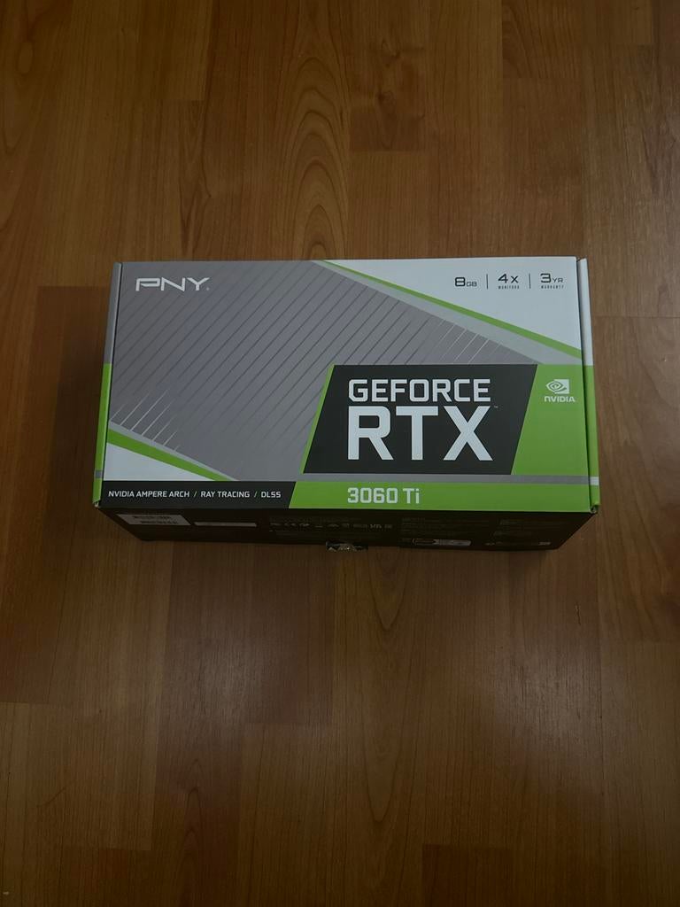 PNY GeForce RTX 3060 Ti 8GB GDDR6 Videokaart gebruikt, Computers en Software, Videokaarten, Ophalen, HDMI, GDDR6, PCI-Express 4