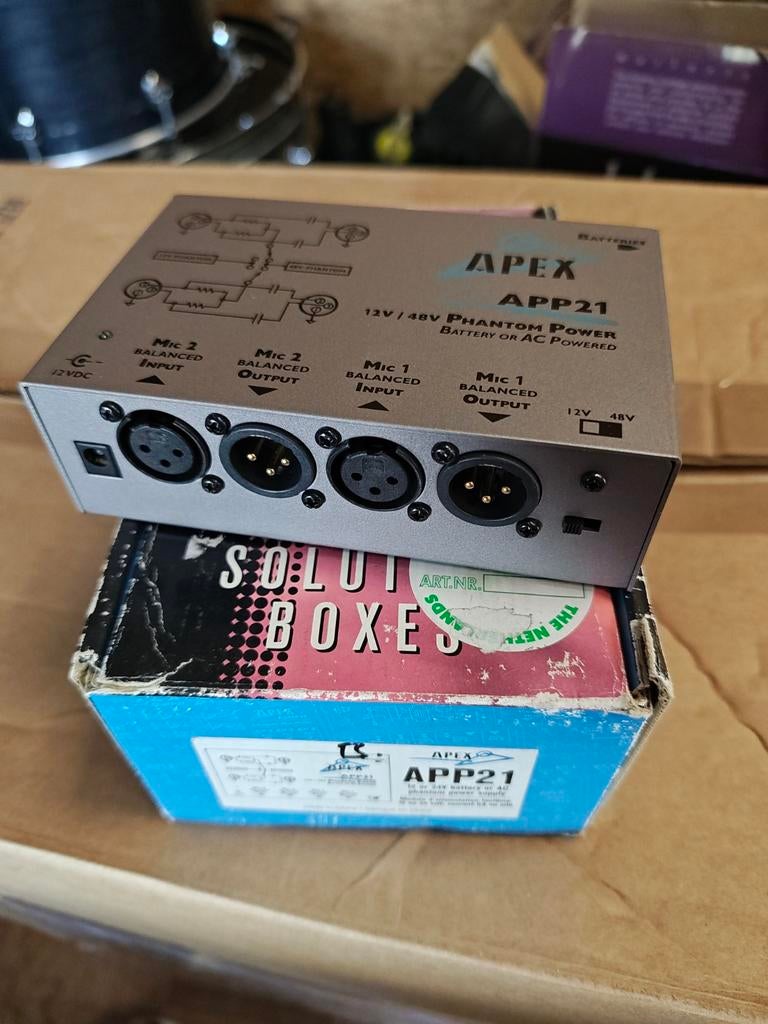Apex dubbele phantom power., Ophalen of Verzenden, Nieuw, Overige typen