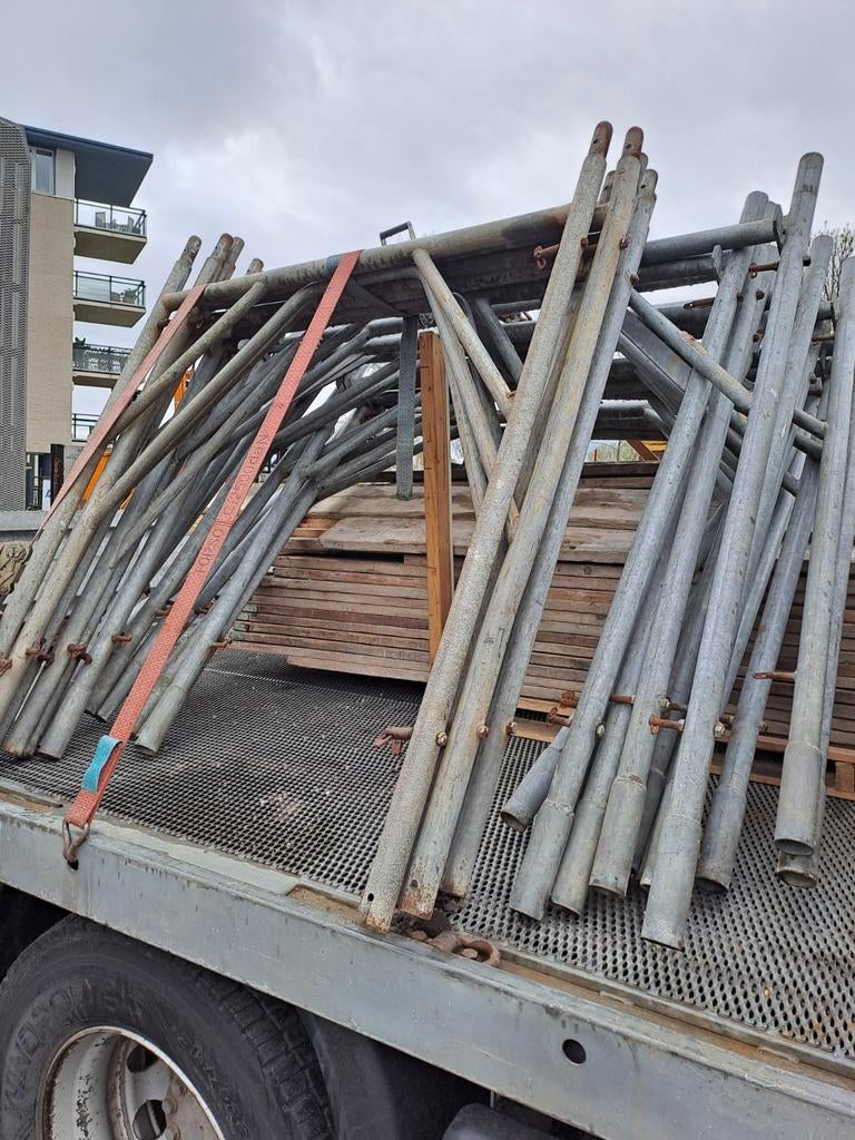 Steiger steigerplanken metselsteiger H steiger, Ophalen of Verzenden, Gebruikt, Gevelsteiger, 5 meter of hoger