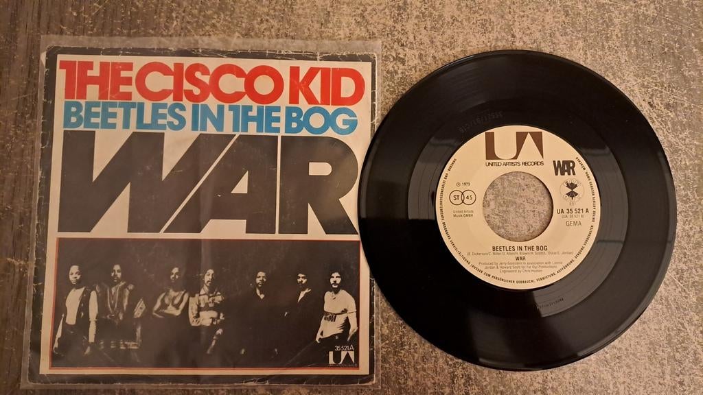 The ciso kid - beetles in the bog / war, Gebruikt, 7 inch, Single, Ophalen of Verzenden