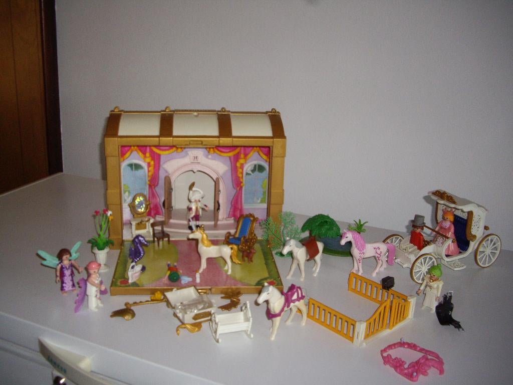 playmobil prinsessen koffer, Ophalen, Zo goed als nieuw