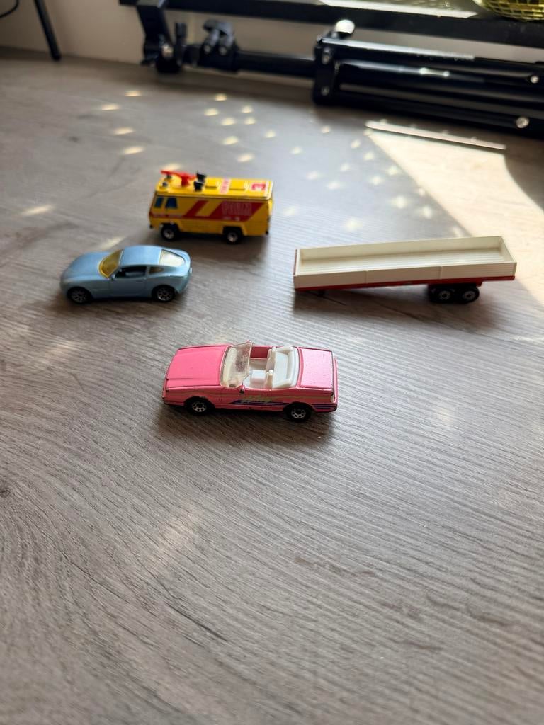 4 vintage Matchbox autootjes, Ophalen of Verzenden, Gebruikt