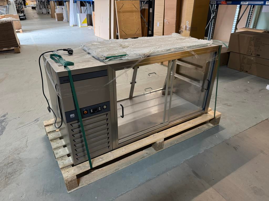 Kampri Koelvitrine Zelfbediening - 140x70x70 cm, Ophalen