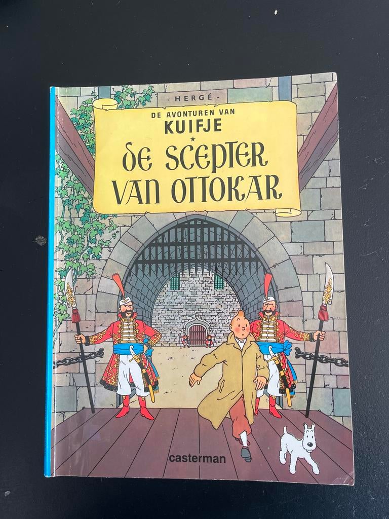 Kuifje: De Scepter van Ottokar - Casterman (1986), Eén stripboek, Ophalen of Verzenden, Zo goed als nieuw