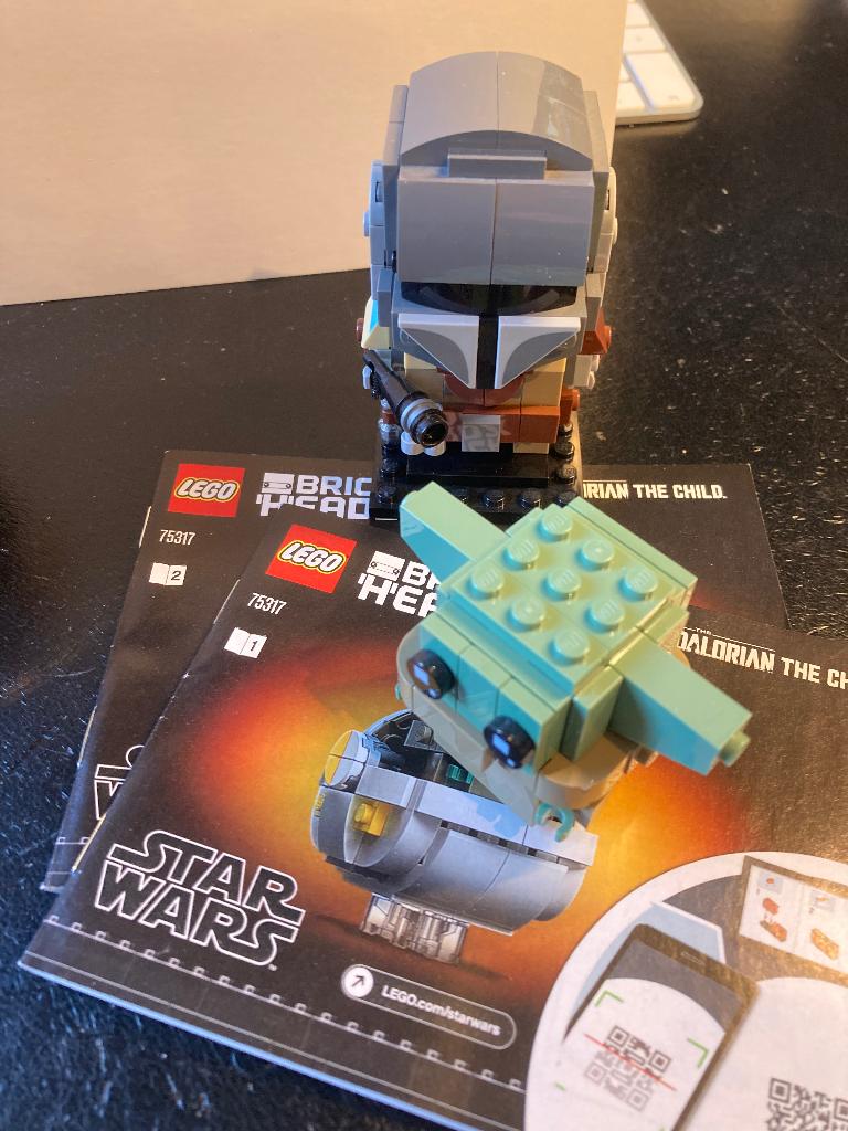 Lego 75317 Mandalorian and the child gebruikt, Kinderen en Baby's, Speelgoed | Duplo en Lego, Compleet, Gebruikt, BrickHeadz, Lego