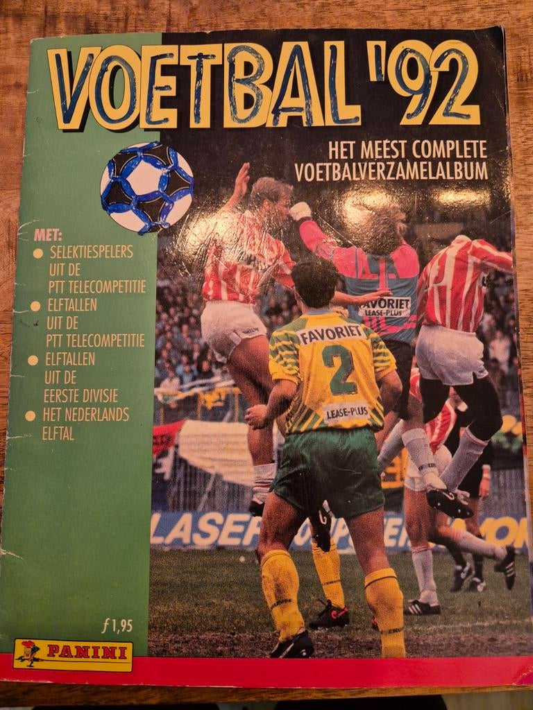 Voetbal '92 verzamelboek - Panini, Verzenden