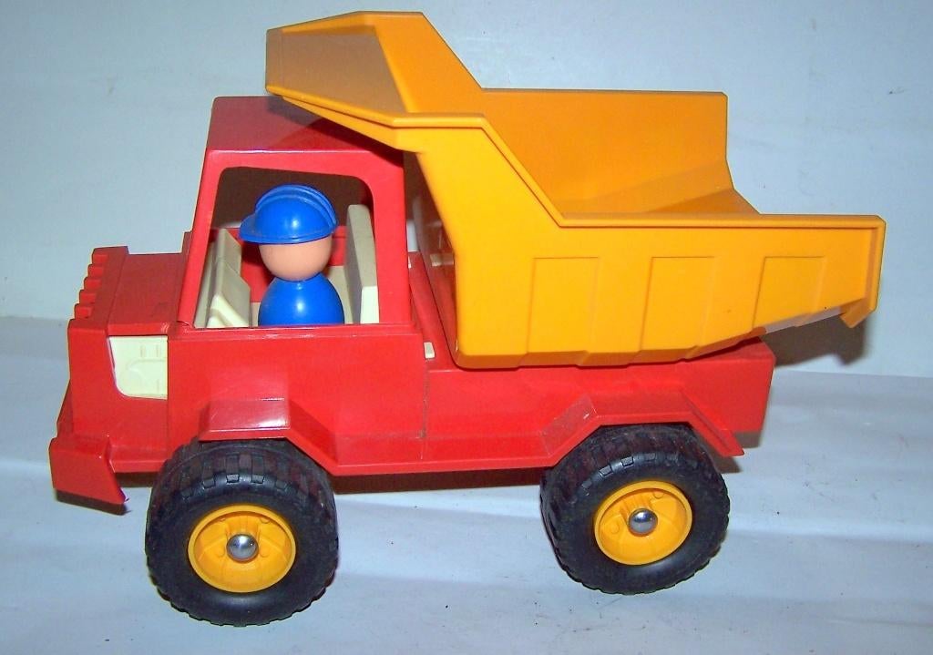 Zeldzame vintage grote Dump truck. Corbetta Italy. Izgs., Ophalen of Verzenden, Zo goed als nieuw