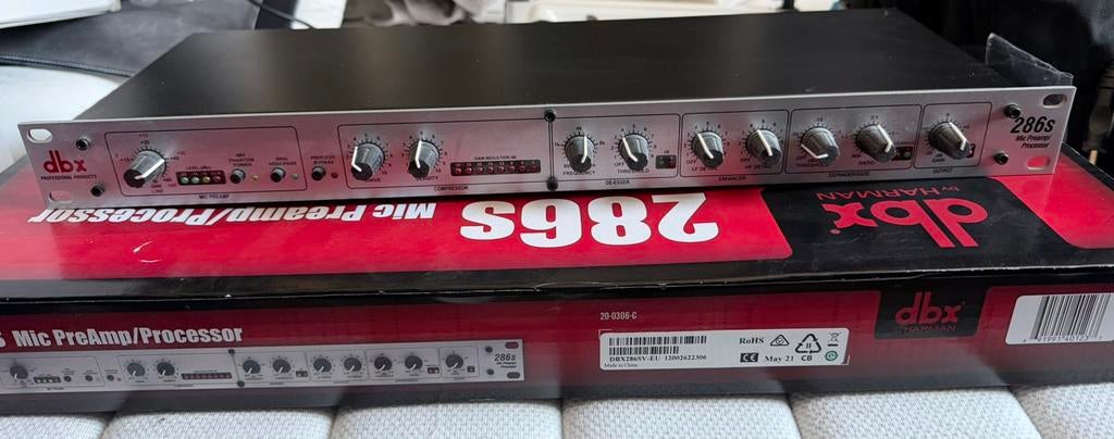 Dbx 286s Mic Preamp/Processor, Ophalen of Verzenden, Zo goed als nieuw, Audio