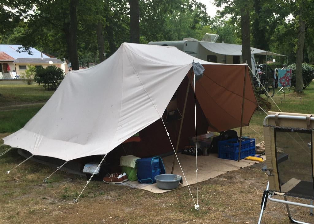 de Waard tent Kemphaan, Caravans en Kamperen, Tenten, Ophalen, Gebruikt, Tot en met 4