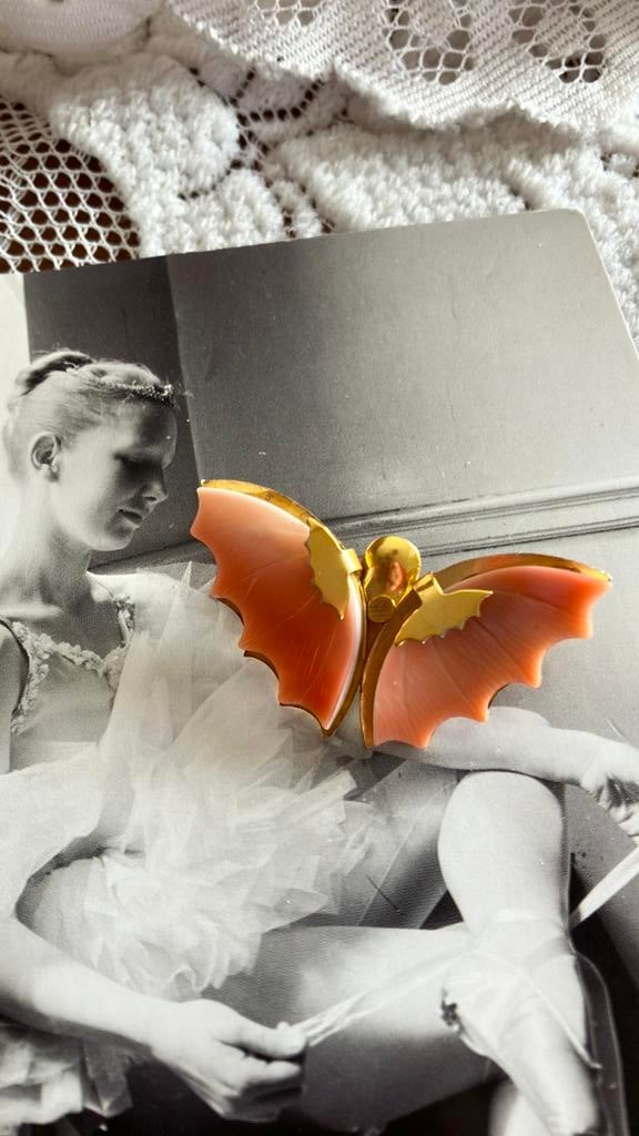 Mooi vlinder broche, Sieraden, Tassen en Uiterlijk, Ophalen of Verzenden, Overige materialen