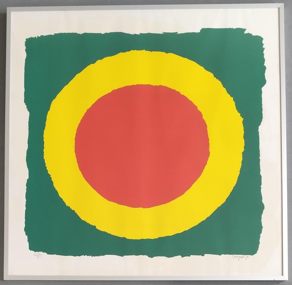 Bram Bogart – ingelijste gesigneerde litho, Ophalen