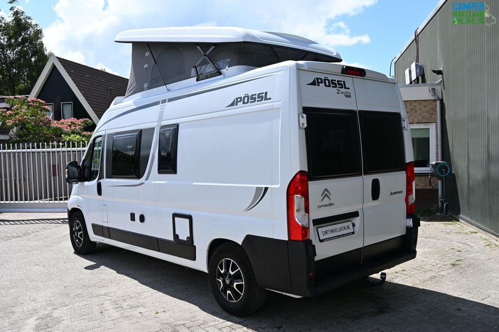 Pössl 2Win Plus 600 |2019|Slaapdak|4pers|Trekhaak|Voortent, Ringverwarming, Pössl, Bedrijf, Verwarmde buitenspiegels