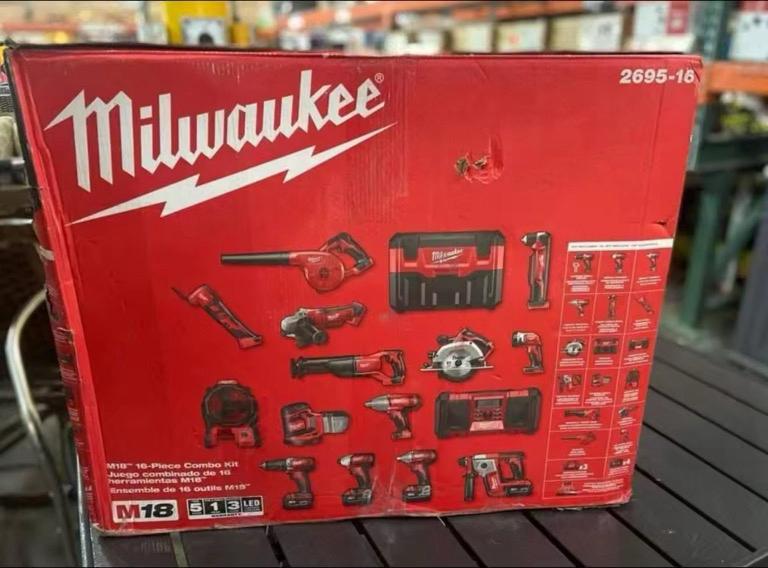 Milwaukee compleet 18 Delige set, Amsterdam, Nieuw, Ophalen of Verzenden, Milwaukee
