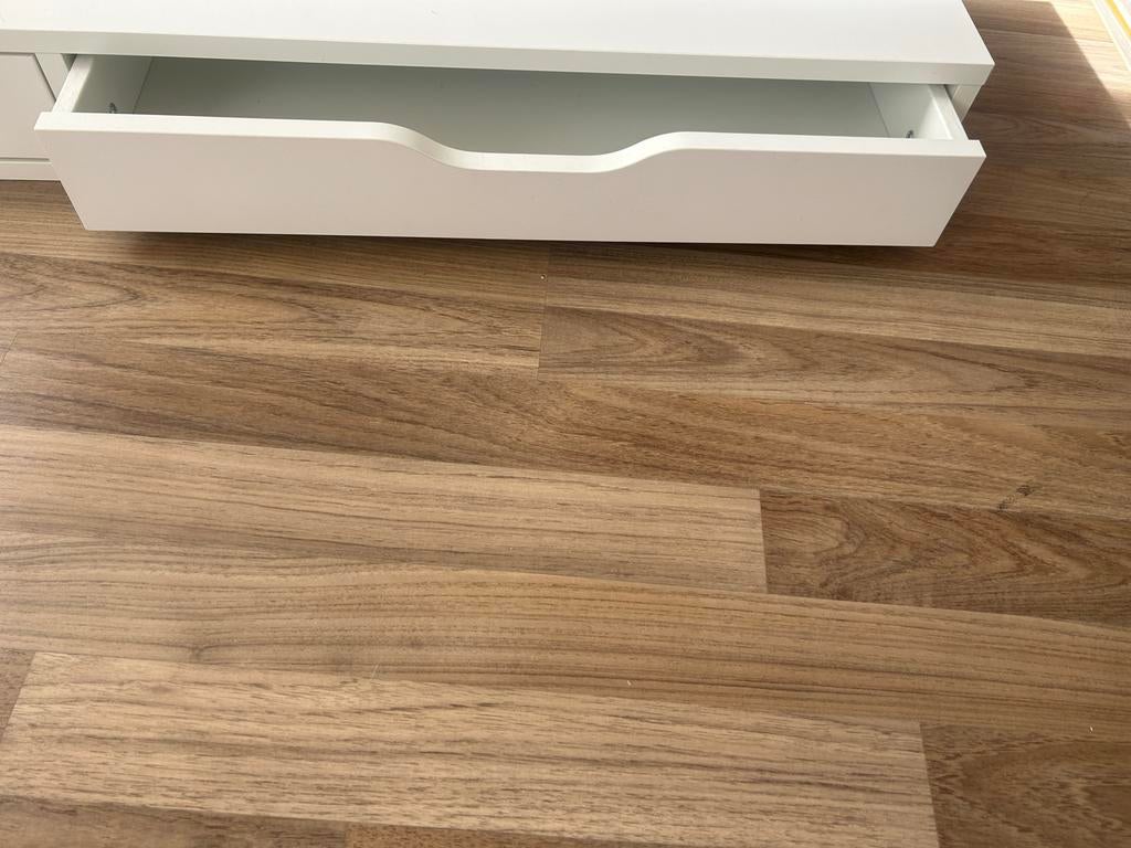 Ikea Ekby Alex plank met lades - Zo goed als nieuw, Ophalen, 100 tot 150 cm, 1 of 2 laden, Zo goed als nieuw