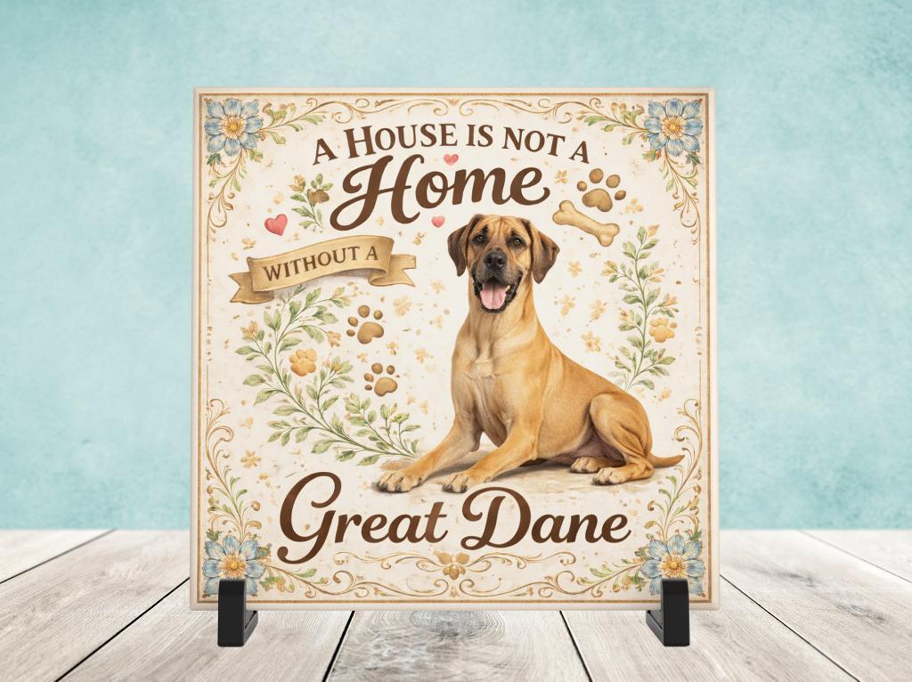 A House is not a Home Without a Great Dane - Duitse Dog, Verzenden, Nieuw