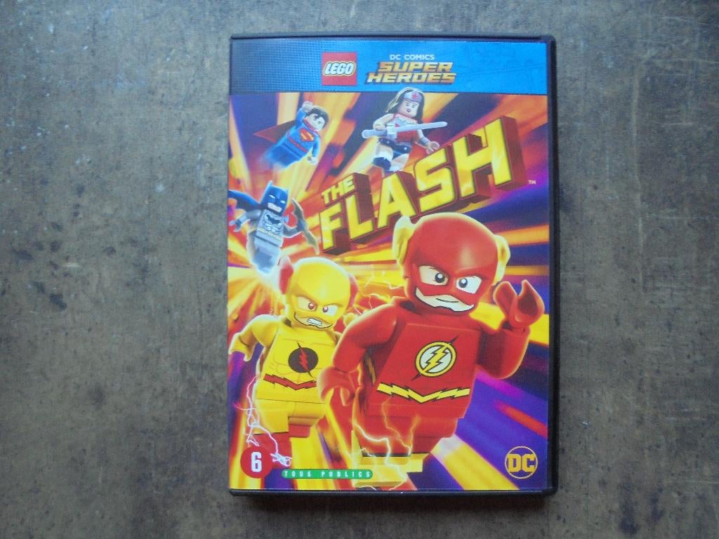 Lego DVD DC Comics Super Heroes The Flash (zie foto's), Gebruikt, Tekenfilm, Overige soorten, Ophalen of Verzenden