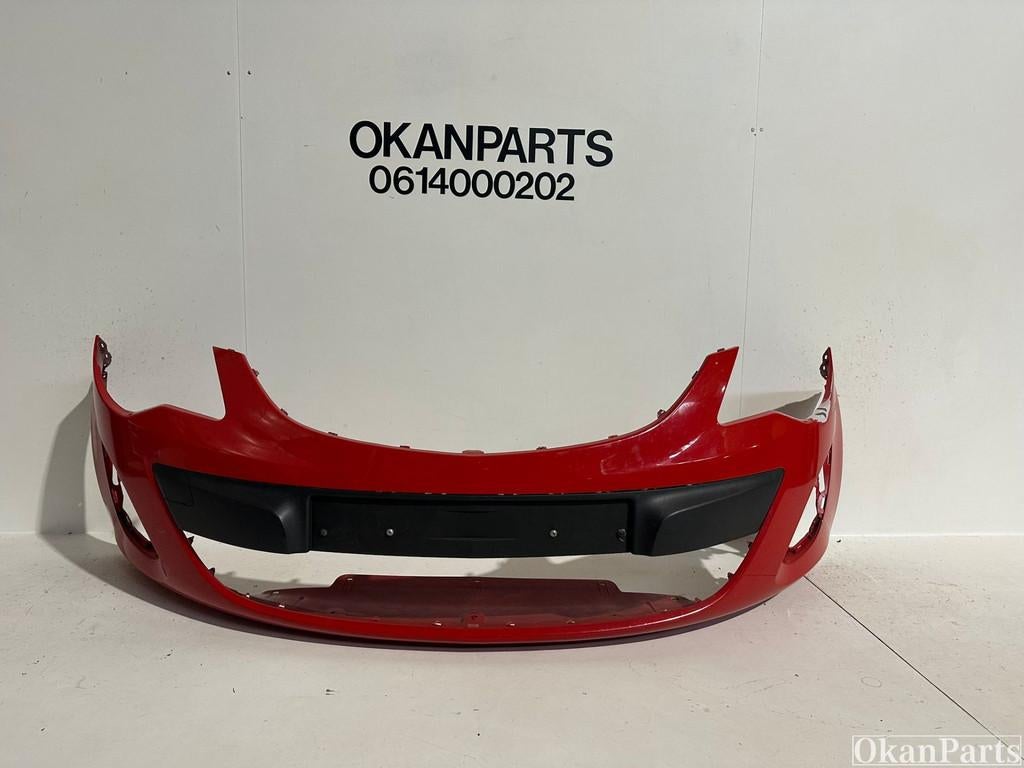 Opel Corsa D Facelift voorbumper 13285996, Gebruikt, Voor, Opel, Ophalen of Verzenden