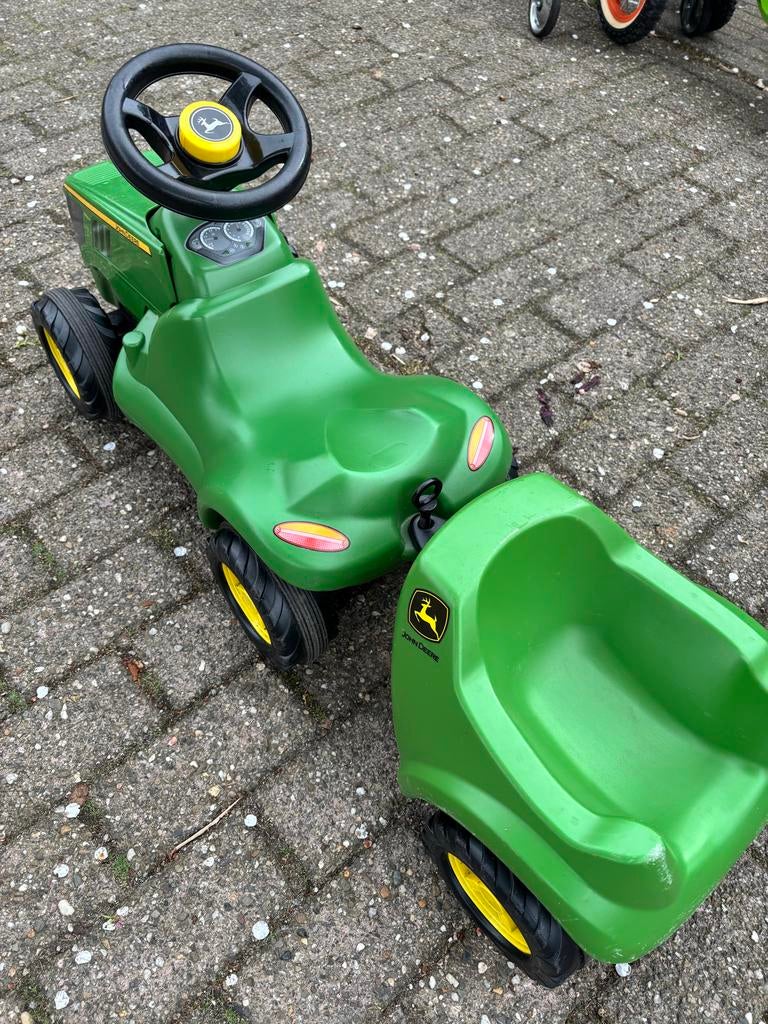 John Deere loopauto met aanhanger, Ophalen, Gebruikt, Loopvoertuig