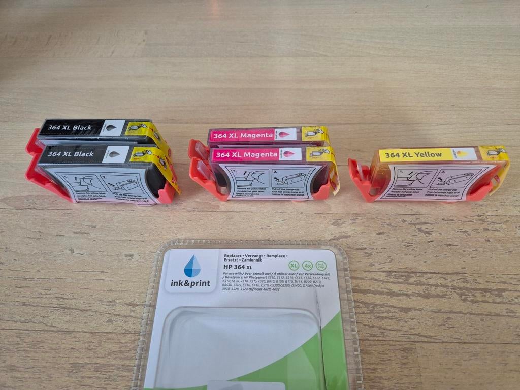 HP 364XL inkt cartridges, Computers en Software, Printerbenodigdheden, Ophalen of Verzenden, Nieuw, Cartridge, HP Ink&Print