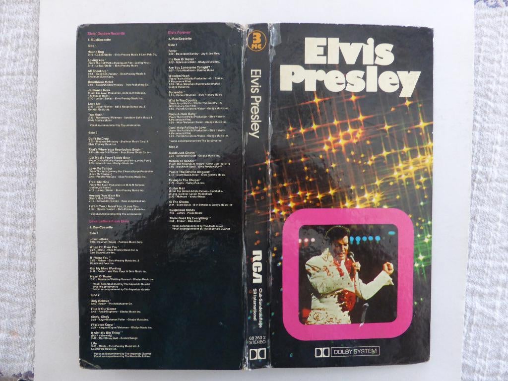 elvis presley cassette bandjes, Cd's en Dvd's, Cassettebandjes, Gebruikt, 2 t/m 25 bandjes, Verzamelalbums, Ophalen of Verzenden