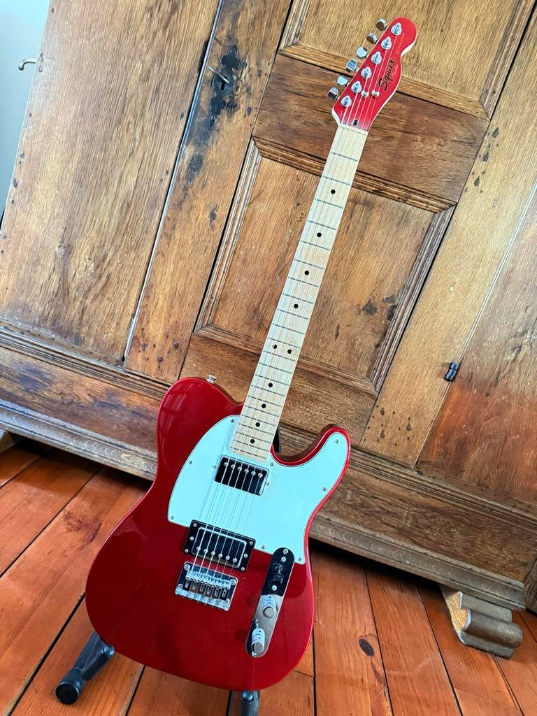 Squier Telecaster standard series Candy Apple Red, Ophalen of Verzenden, Zo goed als nieuw, Solid body, Overige merken