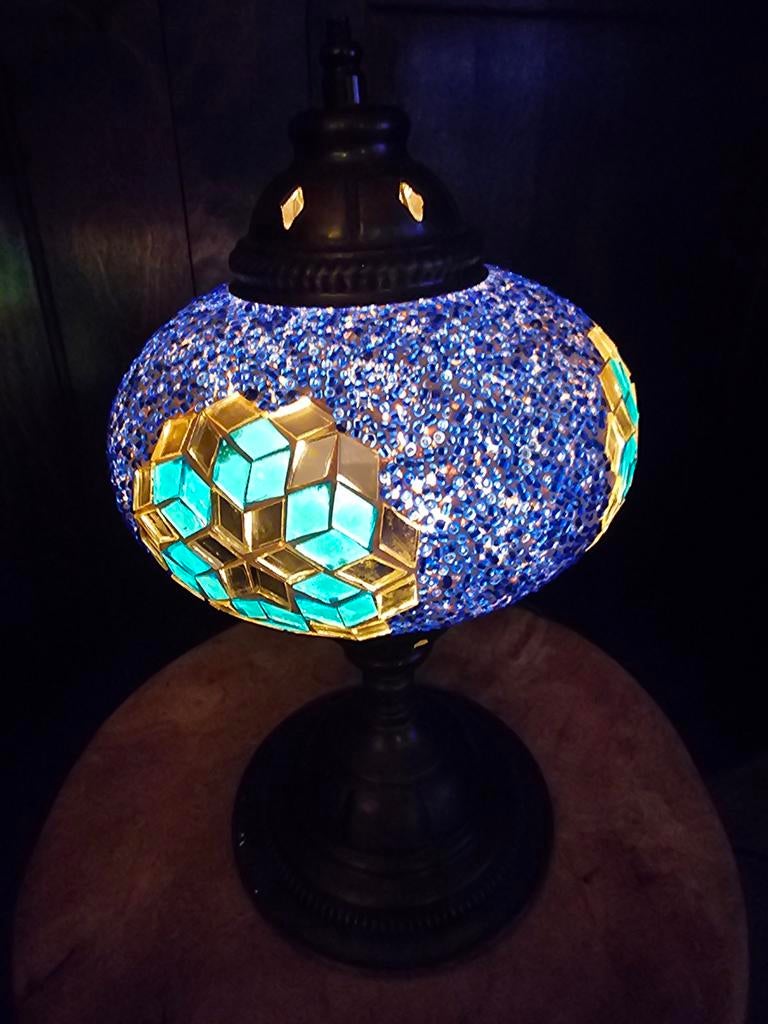 Mozaïek tafellamp, Huis en Inrichting, Lampen | Tafellampen, Ophalen of Verzenden