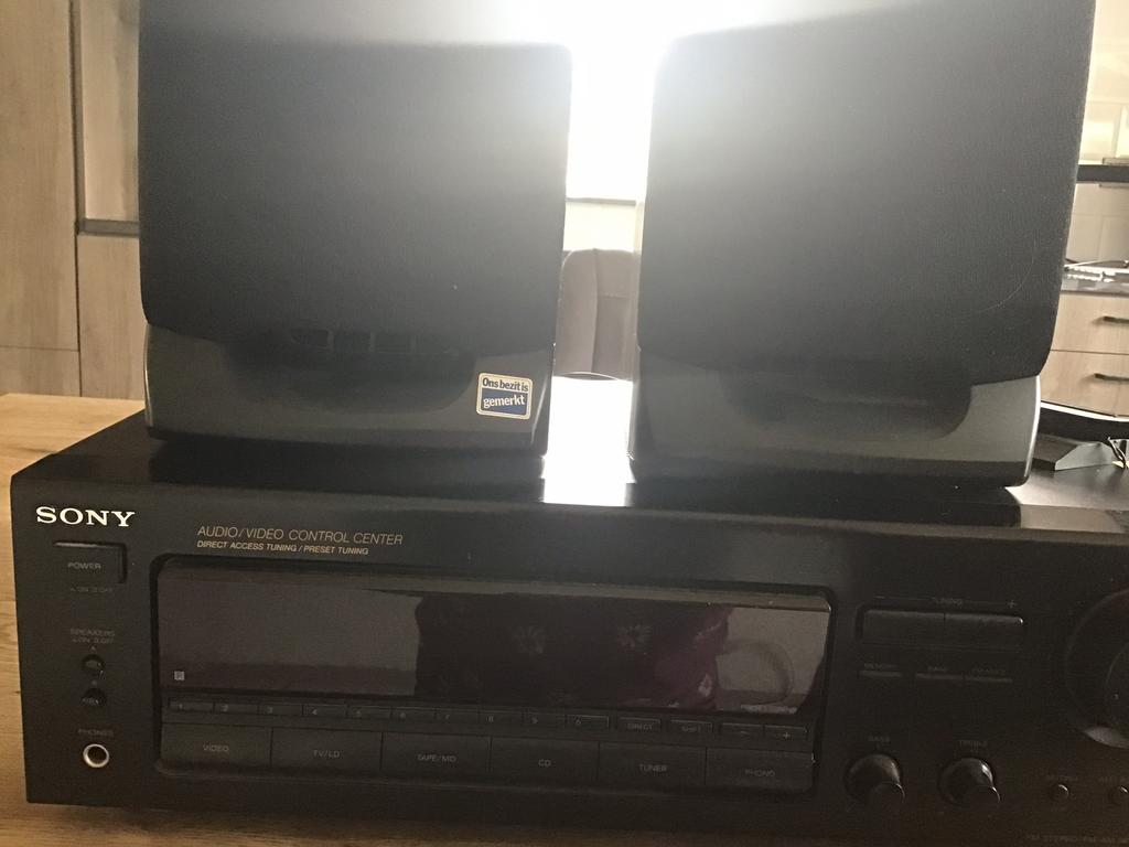 sony audio/ video control center 2 speakers igst, Ophalen of Verzenden, Zo goed als nieuw, Sony, Overige spelers