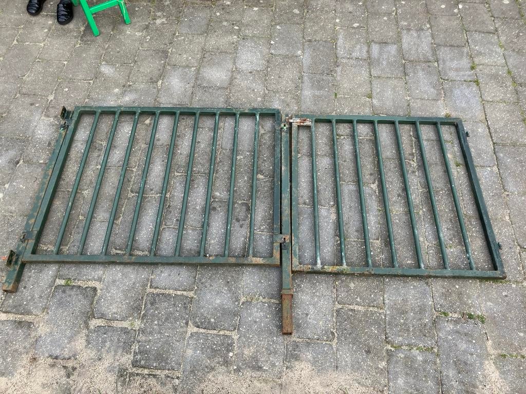 Ijzeren hek, Tuin en Terras, Ophalen, Zo goed als nieuw, IJzer, Sierhekwerk