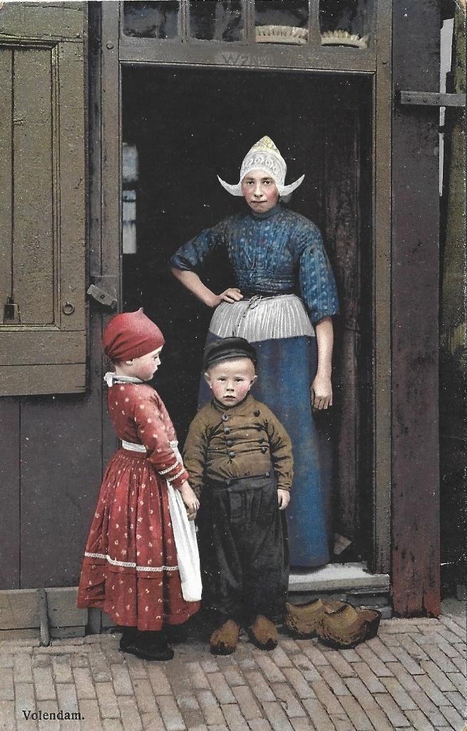 Volendam;  Klederdracht, Verzenden, Voor 1920, Gelopen, Noord-Holland