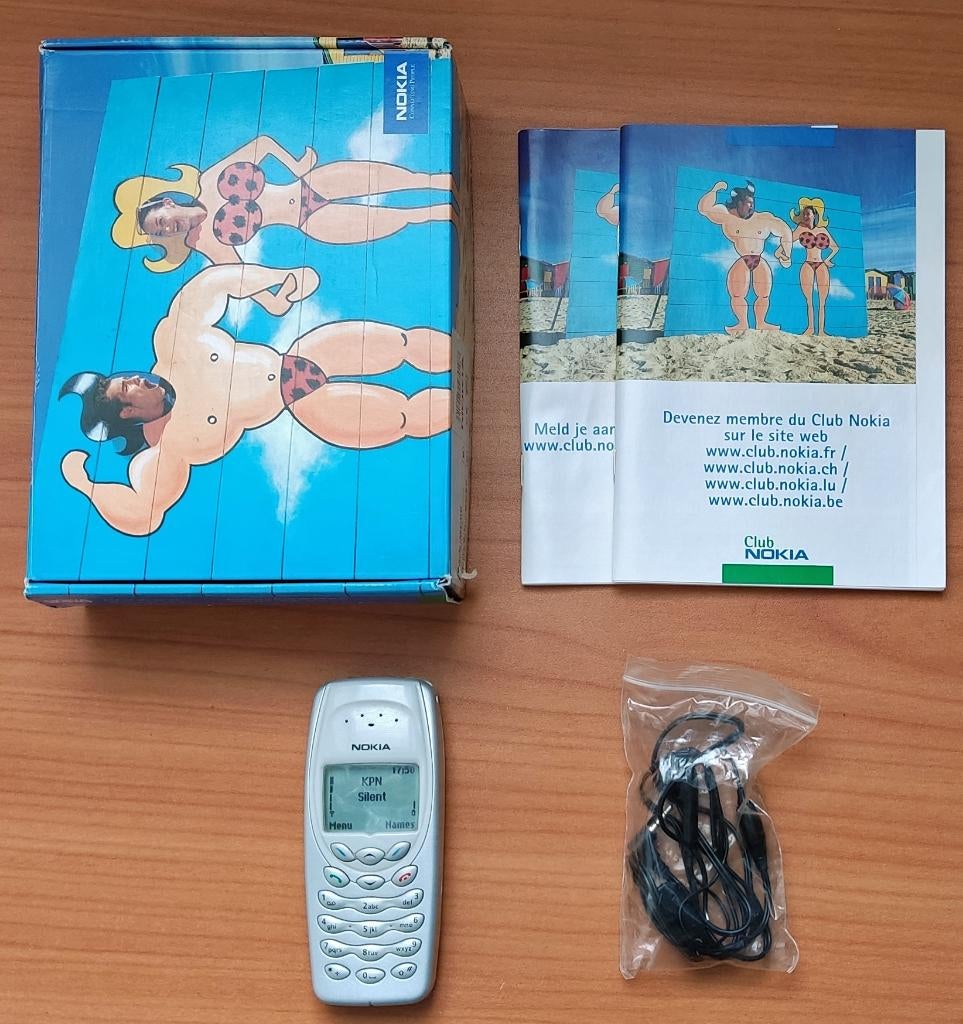 Nokia 3410 GSM Mobiele Telefoon, Geen camera, Fysiek toetsenbord, Ophalen of Verzenden, Zo goed als nieuw