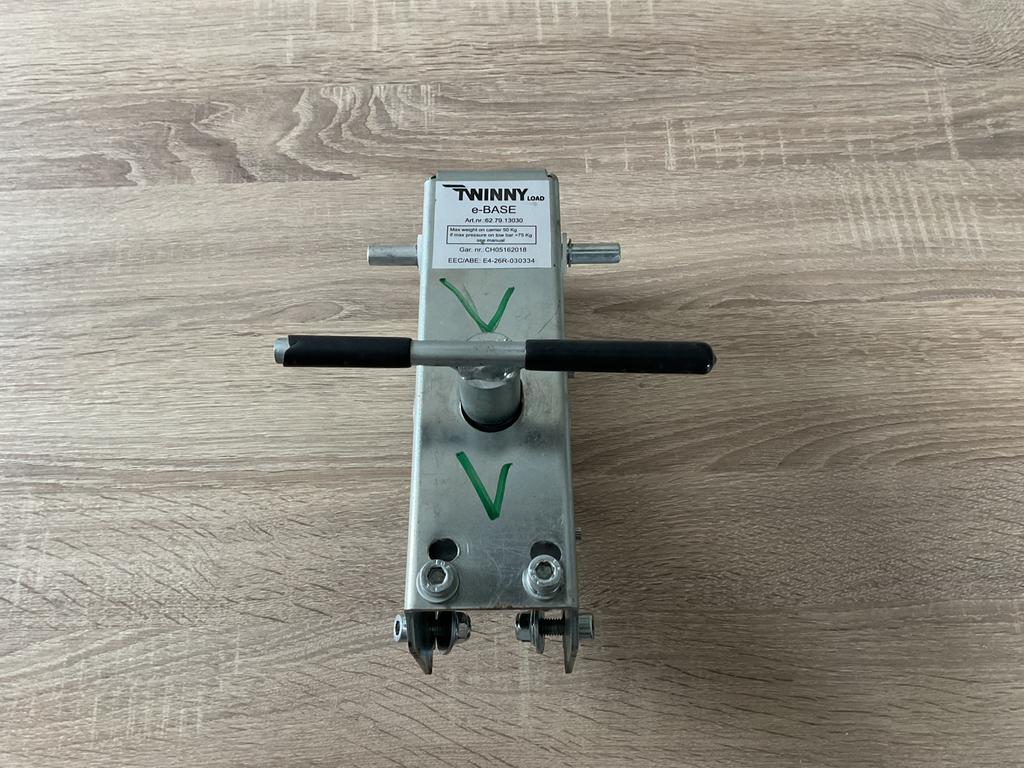 Twinny Load e-base kop - koppeling fietsendrager trekhaak, Auto diversen, Fietsendragers, Zo goed als nieuw, Trekhaakdrager, Brede banden
